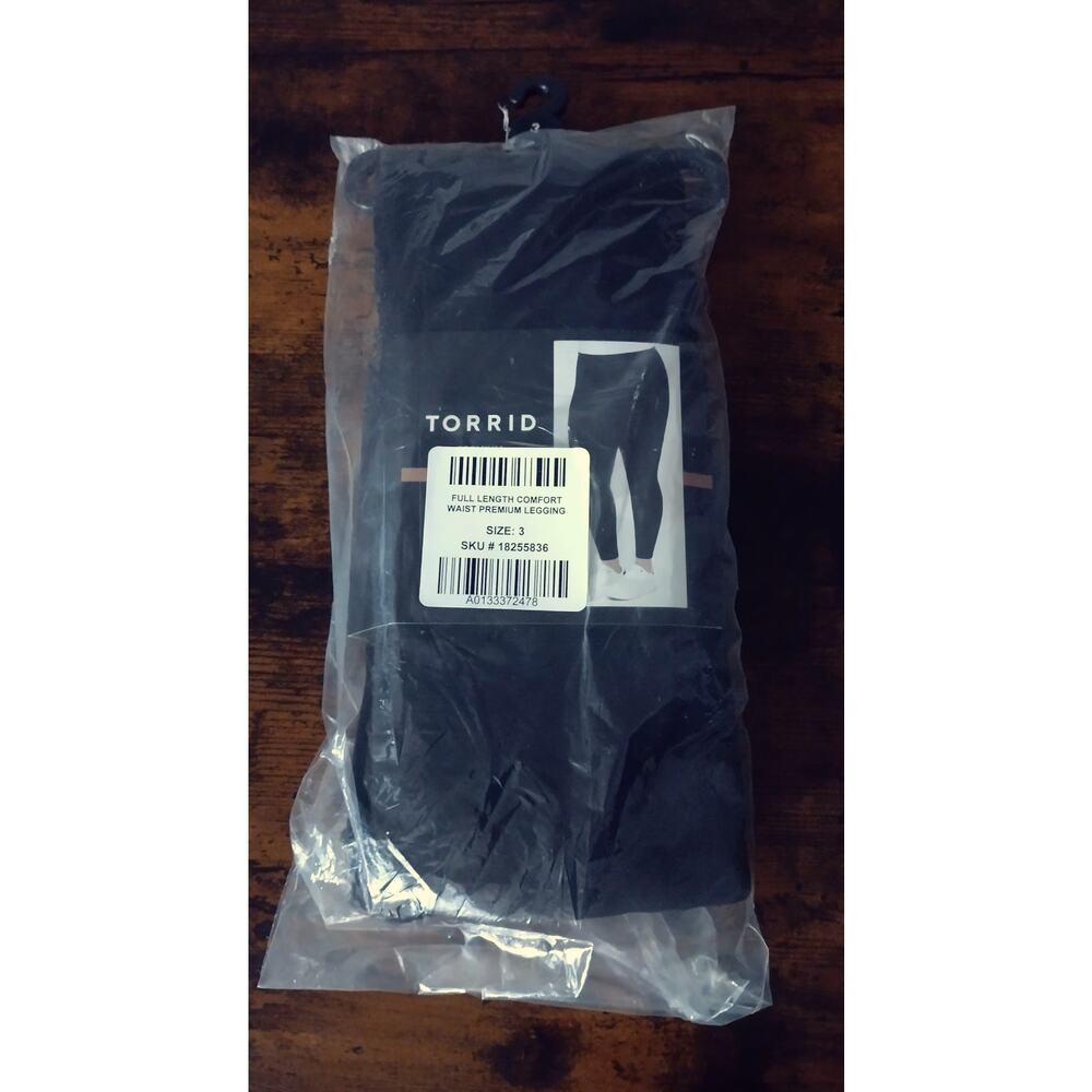 Torrid Black Comfort Waist Premium Leggings 3X Full Length NWT